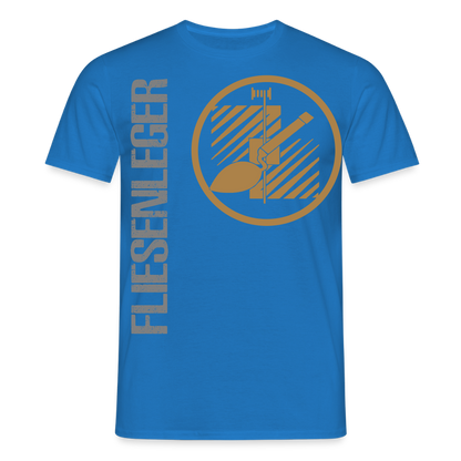 Unisex T-Shirt "Fliesenleger" Royalblau Männer T-Shirt