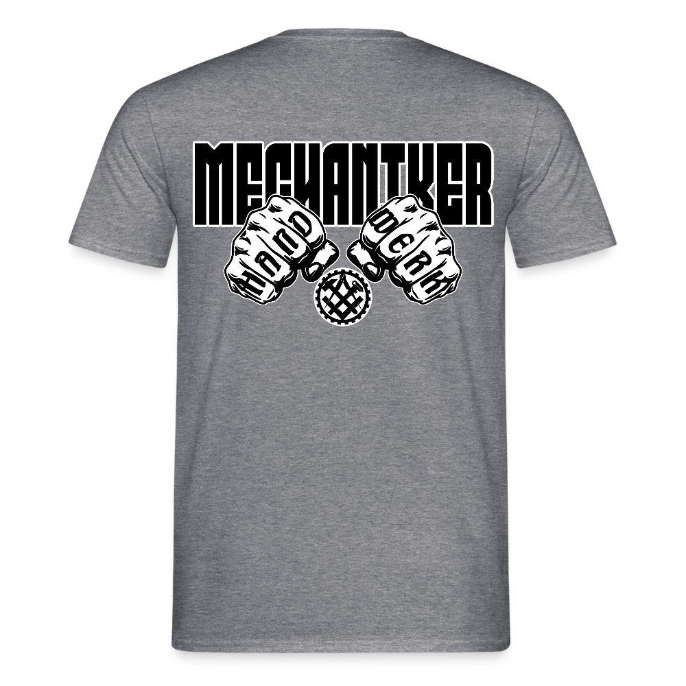 Unisex T-Shirt "Mechaniker" Graphit meliert Männer T-Shirt