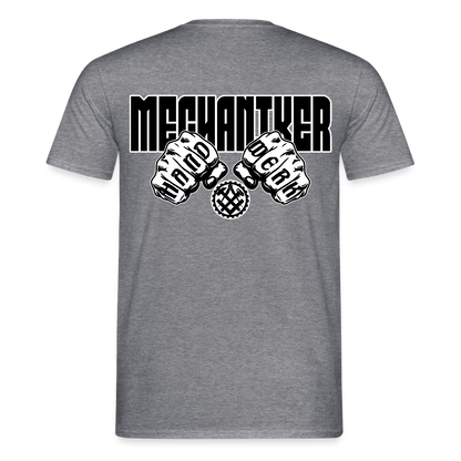 Unisex T-Shirt "Mechaniker" Graphit meliert Männer T-Shirt