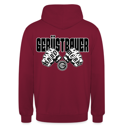 Unisex Hoodie "Gerüstbauer" - Bordeaux