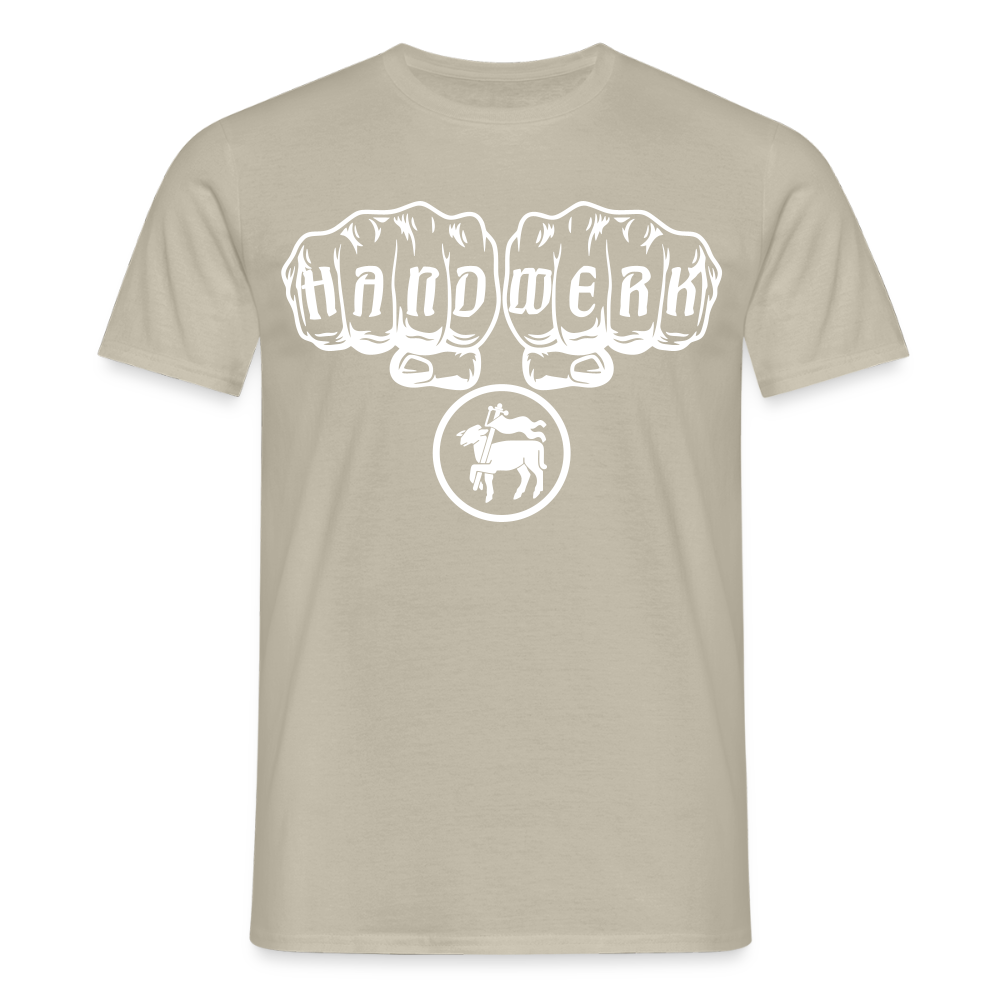 Unisex T-Shirt "Fleischer" Sandbeige Männer T-Shirt