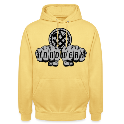 Unisex Hoodie "Mechaniker" Zitronengelb Unisex Hoodie