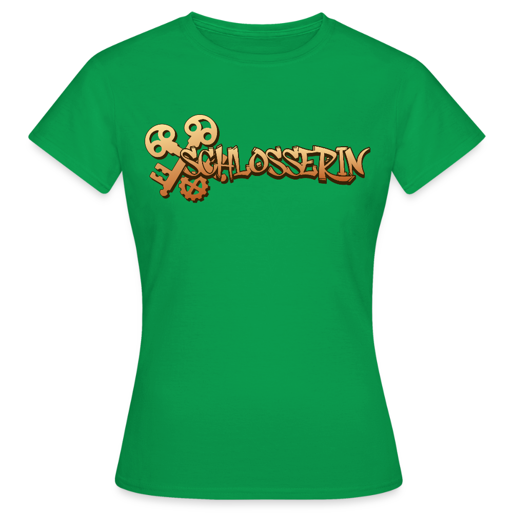 Frauen T-Shirt "Schlosserin" Kelly Green Frauen T-Shirt