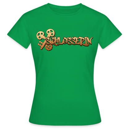 Frauen T-Shirt "Schlosserin" Kelly Green Frauen T-Shirt