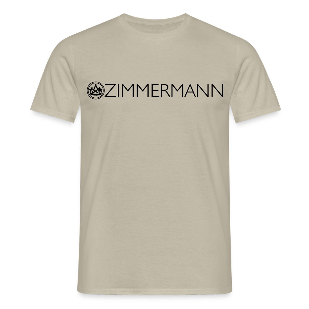 Unisex T-Shirt "Zimmermann" Sandbeige Männer T-Shirt