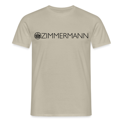Unisex T-Shirt "Zimmermann" Sandbeige Männer T-Shirt