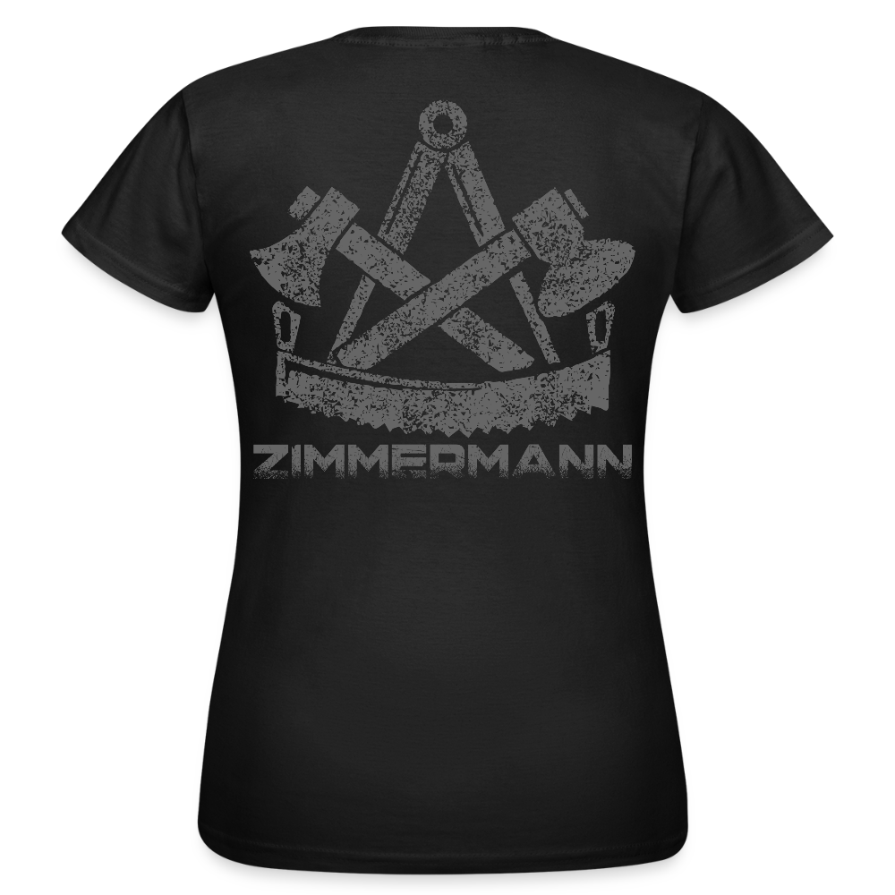 Frauen T-Shirt "Zimmermann" Schwarz Frauen T-Shirt
