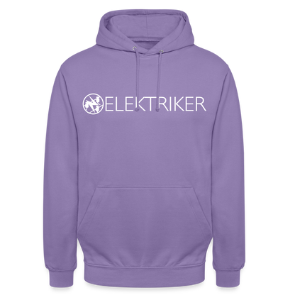 Unisex Hoodie "Elektriker" Lavendel Unisex Hoodie