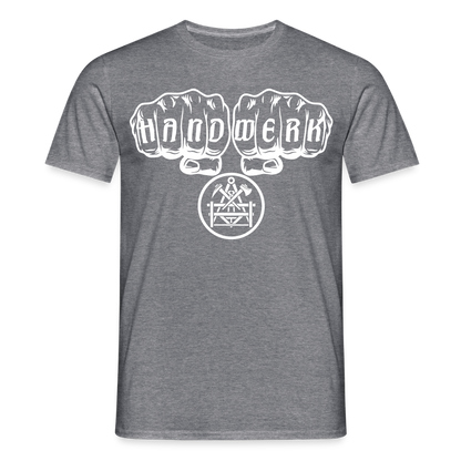 Unisex T-Shirt "Betonbauer" Graphit meliert Männer T-Shirt