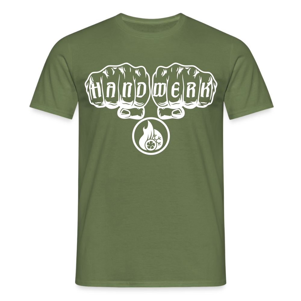 Unisex T-Shirt "Klimatechniker" - Militärgrün