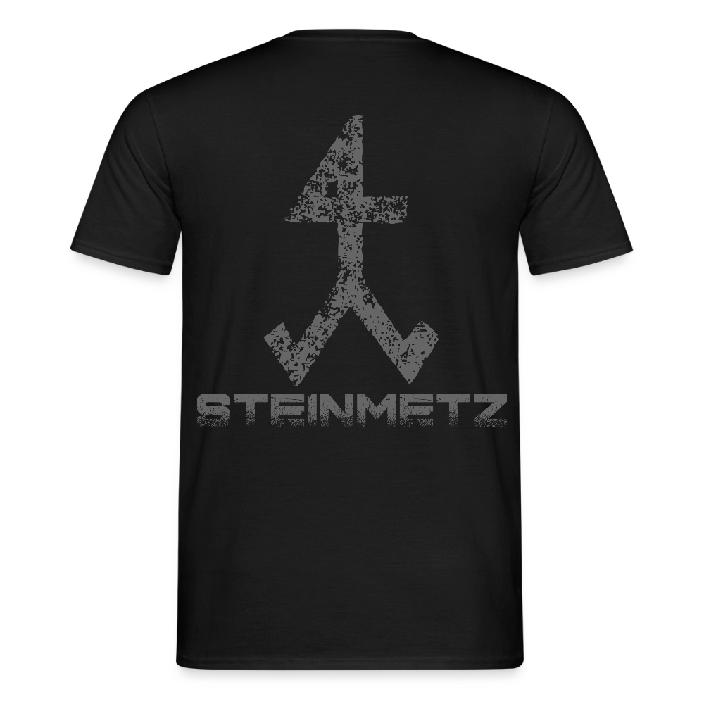 Unisex T-Shirt "Steinmetz" Schwarz Männer T-Shirt