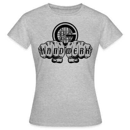 Frauen T-Shirt "Gerüstbauer" - Grau meliert