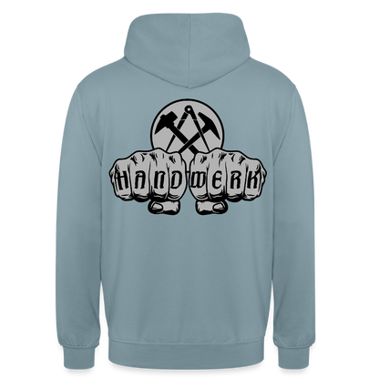 Unisex Hoodie "Dachdecker" beidseitig bedruckt Unisex Hoodie