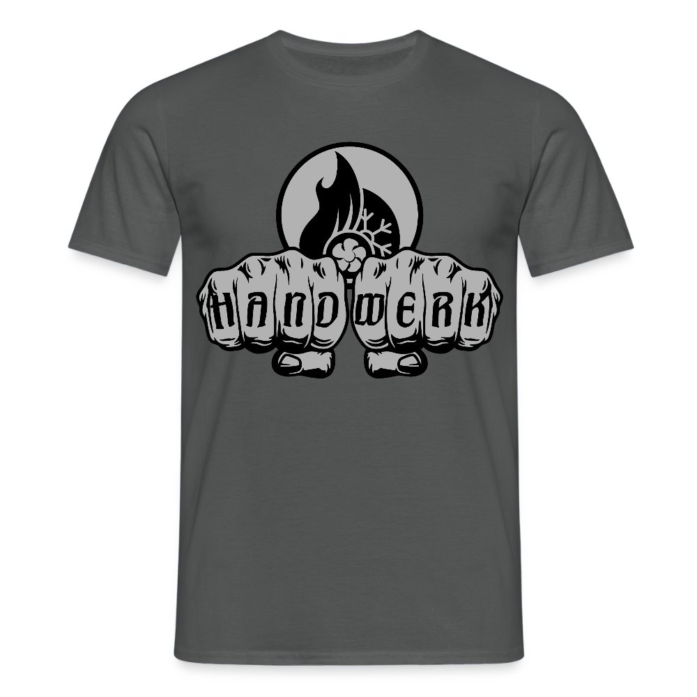 Unisex T-Shirt "Klimatechniker" Anthrazit Männer T-Shirt