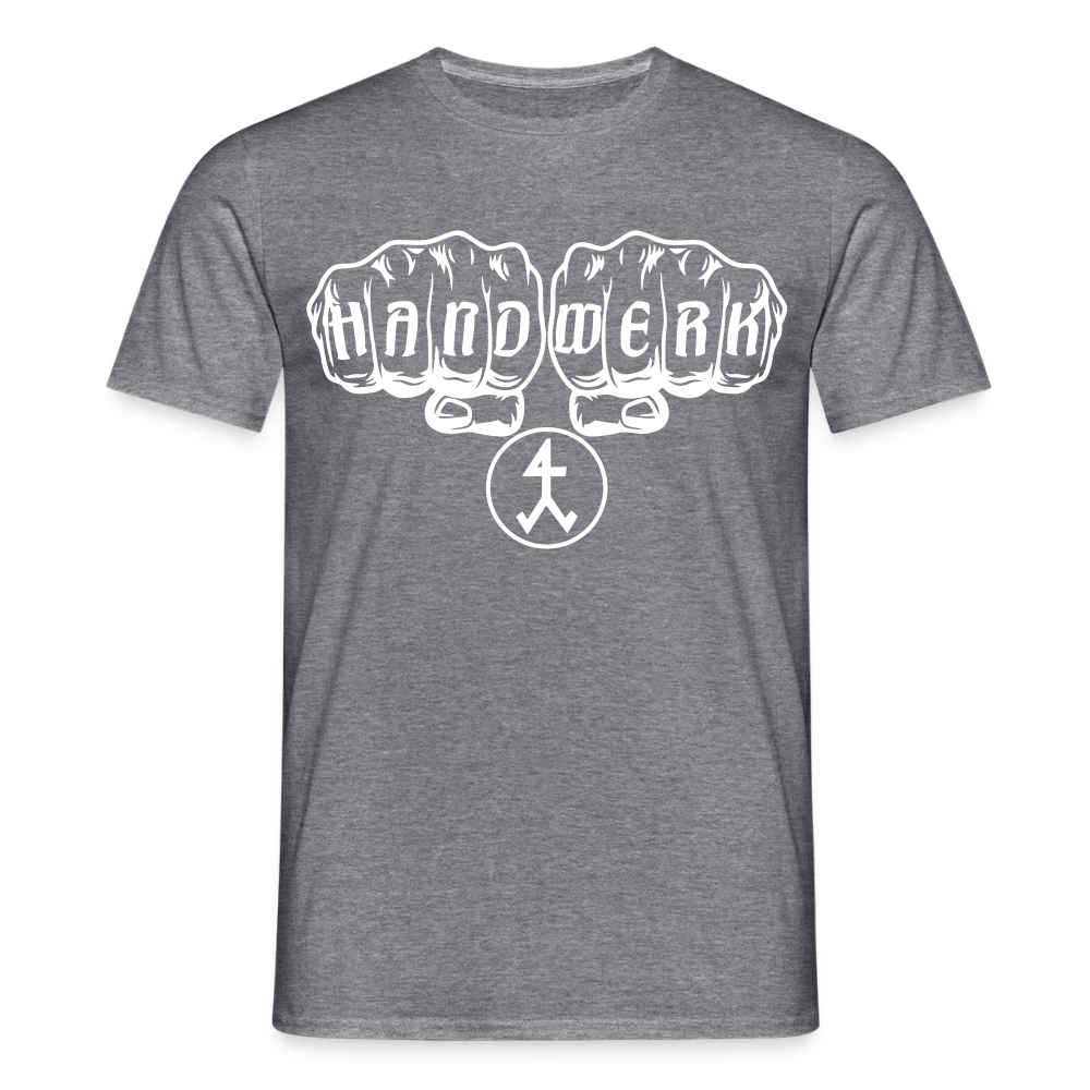 Unisex T-Shirt "Steinmetz" Graphit meliert Männer T-Shirt