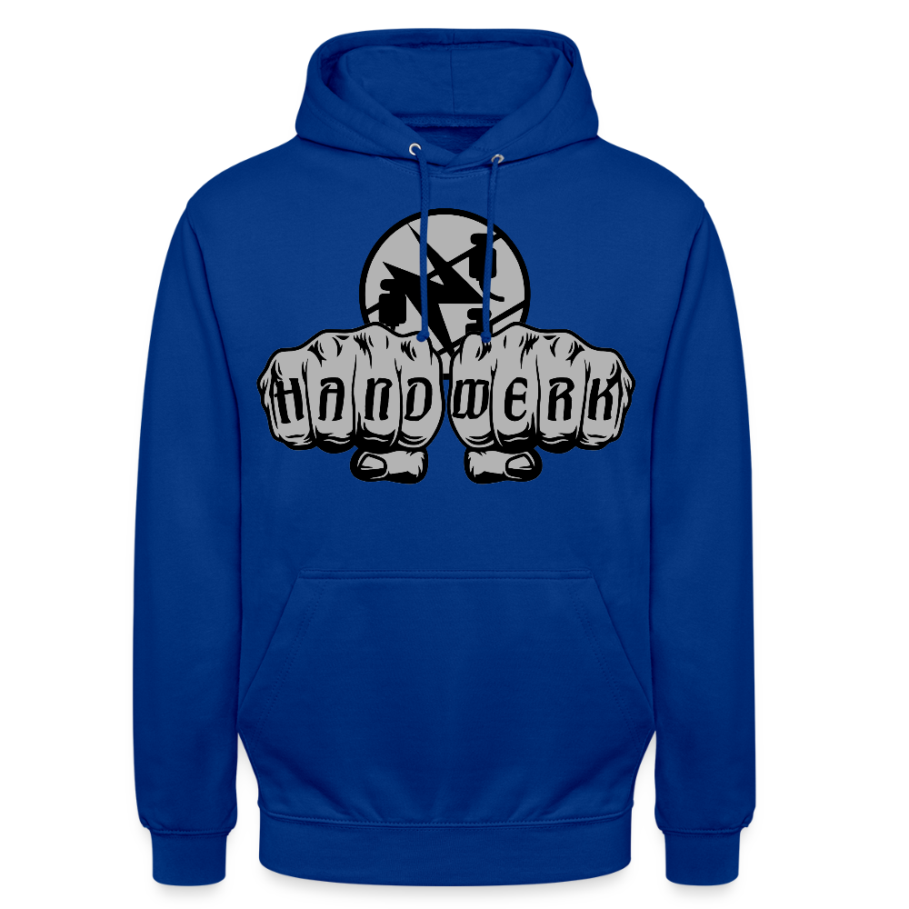 Unisex Hoodie "Elektriker" Royalblau Unisex Hoodie