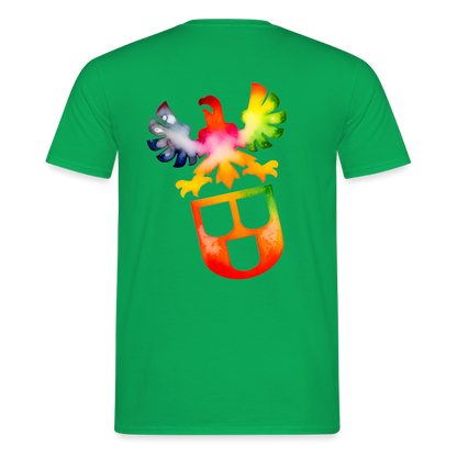 Unisex T-Shirt "Maler" (beidseitig bedruckt) Kelly Green Männer T-Shirt
