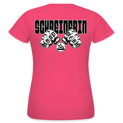 Frauen T-Shirt "Schreinerin" (beidseitig bedruckt) Azalea Frauen T-Shirt