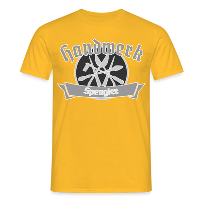 Unisex T-Shirt "Spengler" Gelb Männer T-Shirt