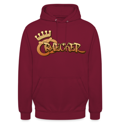 Unisex Hoodie "Bäcker" Bordeaux Unisex Hoodie