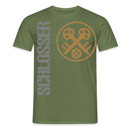 Unisex T-Shirt "Schlosser" Militärgrün Männer T-Shirt