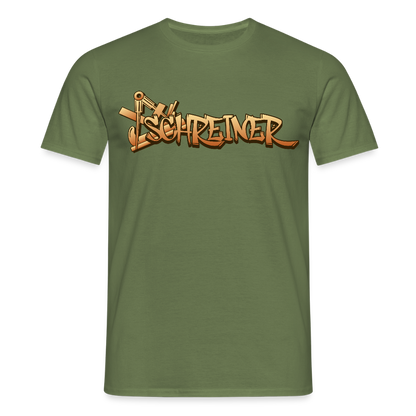 Unisex T-Shirt "Schreiner" Militärgrün Männer T-Shirt