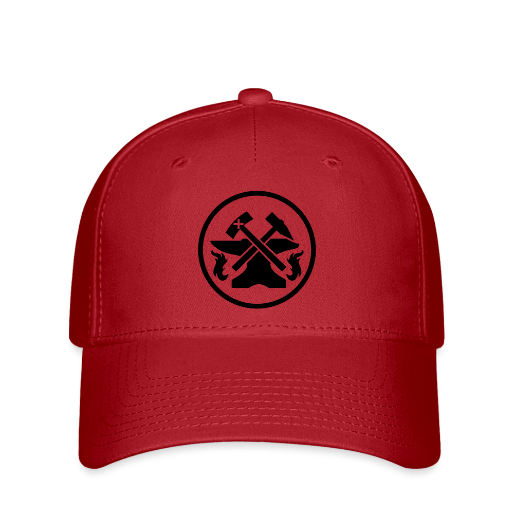 Flexfit Cap "Metallbauer" Rot Flexfit Cap
