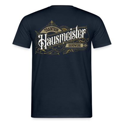 Unisex T-Shirt "Hausmeister"-Nostalgie von Spreadconnect, Männer T-Shirt aus Baumwolle mit vintage Druck, lässiges Design