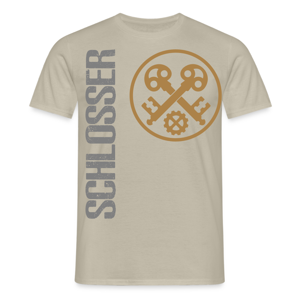 Unisex T-Shirt "Schlosser" Sandbeige Männer T-Shirt