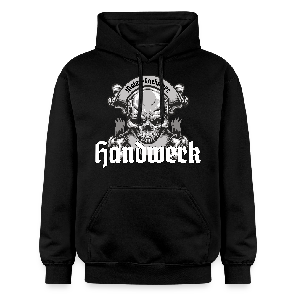Unisex Hoodie "Skull-Maler/Lackierer" Schwarz Gildan Unisex Softstyle® Midweight Hoodie
