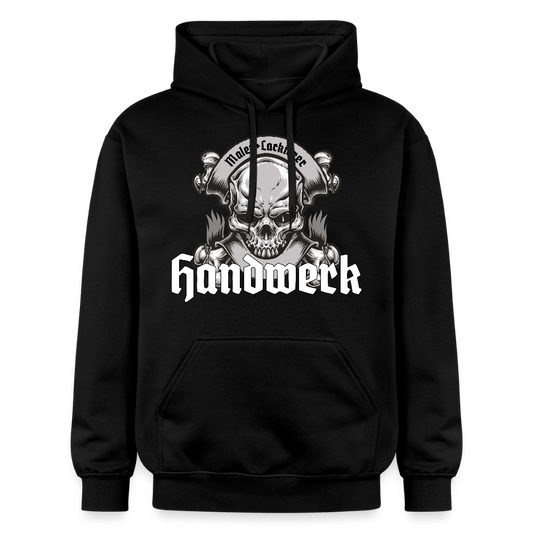 Unisex Hoodie "Skull-Maler/Lackierer" Schwarz Gildan Unisex Softstyle® Midweight Hoodie