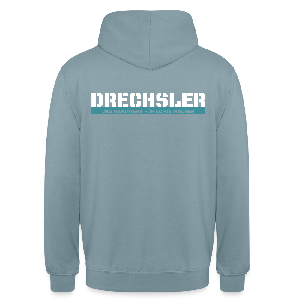 Unisex Hoodie HW-300 | MACHER "Drechsler" Nebelblau Unisex Hoodie {{ color }}