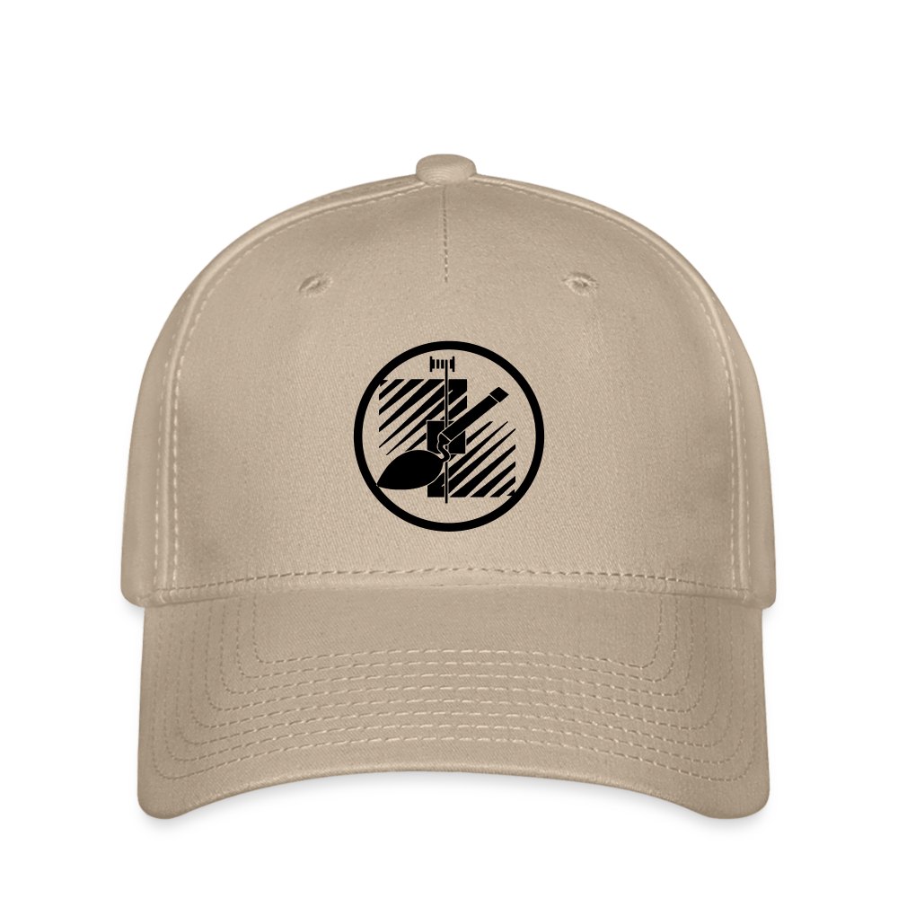 Flexfit Cap "Fliesenleger" Khaki Flexfit Cap