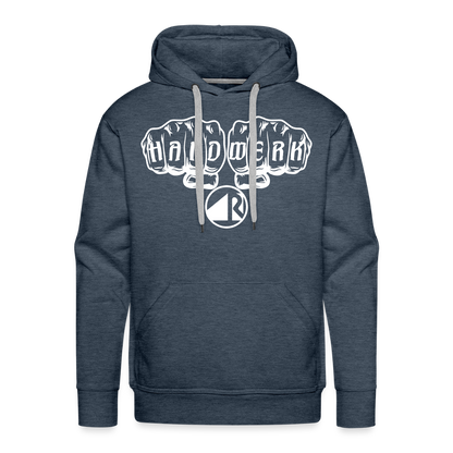 Männer Premium Hoodie "Raumausstatter" Jeansblau Männer Premium Hoodie