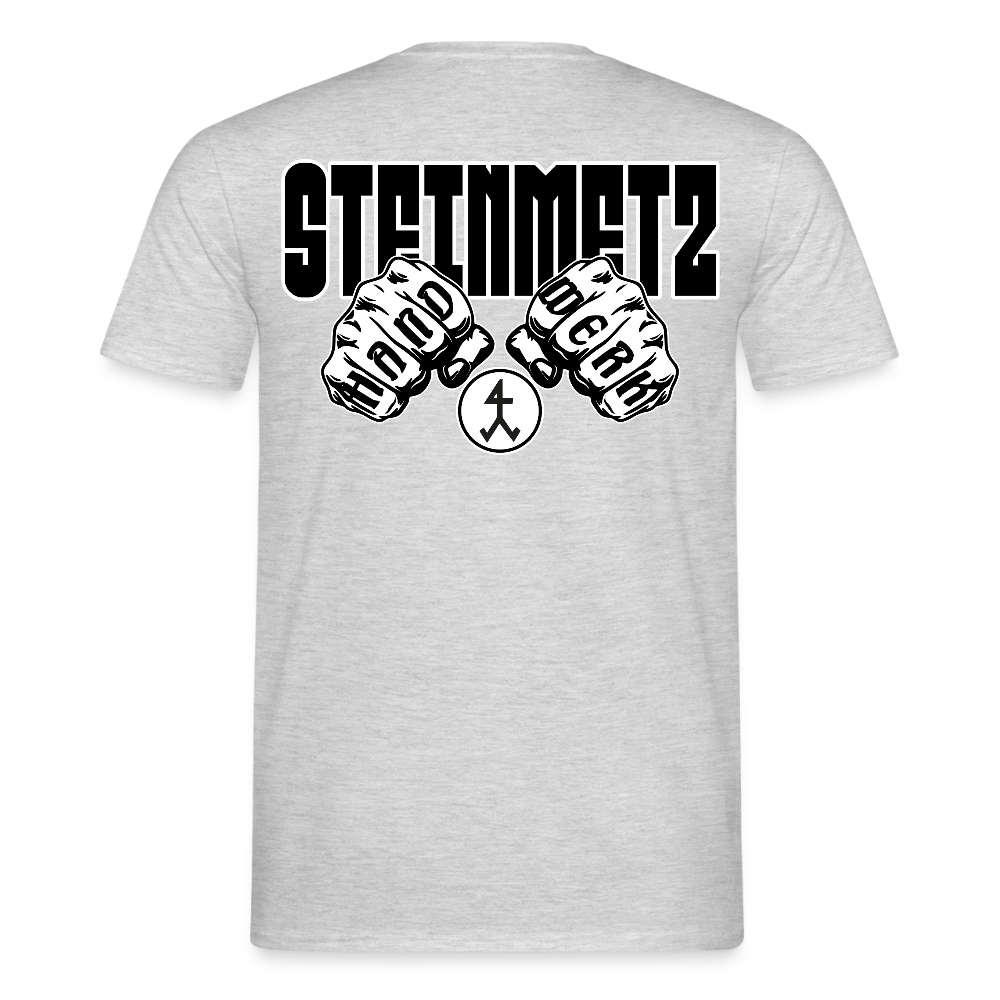 Unisex T-Shirt "Steinmetz" Grau meliert Männer T-Shirt