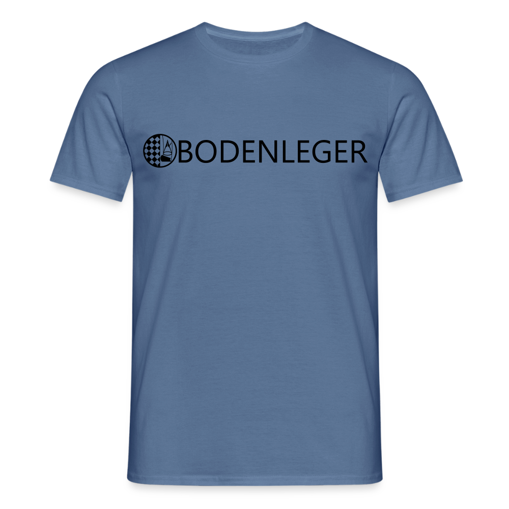 Unisex T-Shirt "Bodenleger" Taubenblau Männer T-Shirt