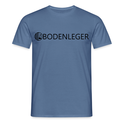 Unisex T-Shirt "Bodenleger" Taubenblau Männer T-Shirt