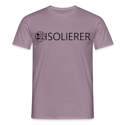 Unisex T-Shirt "Isolierer" Lilagrau Männer T-Shirt