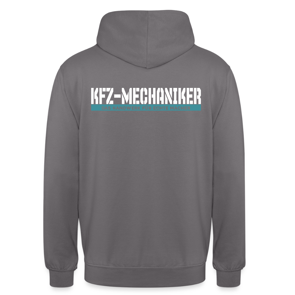 Unisex Hoodie HW-300 | MACHER "KFZ-Mechaniker" Mittelgrau Unisex Hoodie {{ color }}