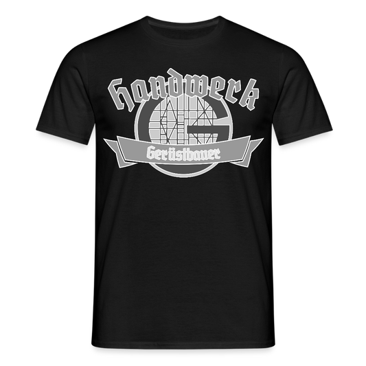 Unisex T-Shirt "Gerüstbauer" - Schwarz