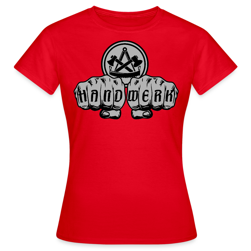 Frauen T-Shirt "Zimmermann" Rot Frauen T-Shirt