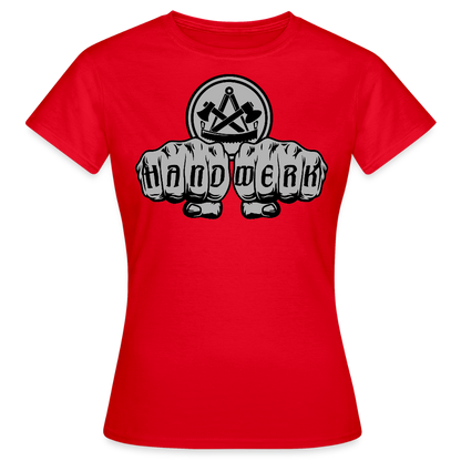 Frauen T-Shirt "Zimmermann" Rot Frauen T-Shirt