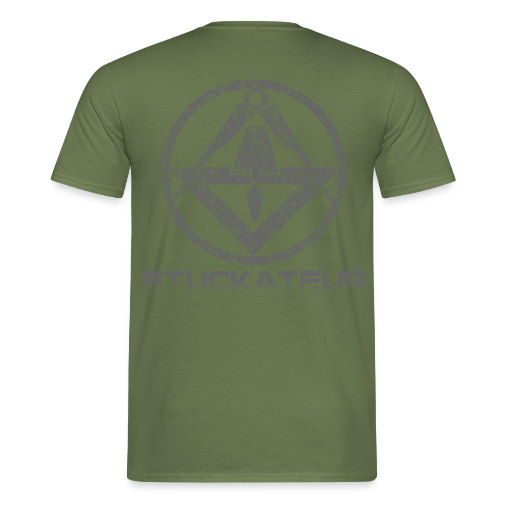 Unisex T-Shirt "Stuckateur" Militärgrün Männer T-Shirt
