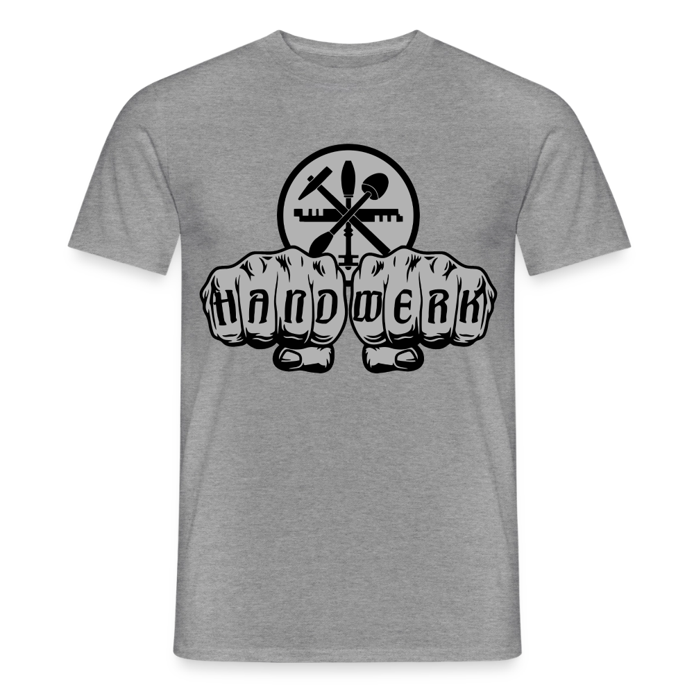 Unisex T-Shirt "Glaser"-Power von Spreadconnect, Männer T-Shirt mit Druck in Schwarz und Weiß, weiche Baumwolle, lässiger Schnitt