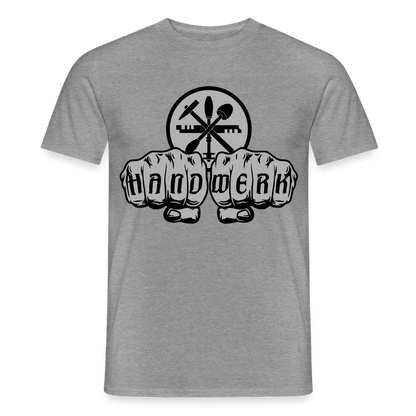 Unisex T-Shirt "Glaser"-Power von Spreadconnect, Männer T-Shirt mit Druck in Schwarz und Weiß, weiche Baumwolle, lässiger Schnitt