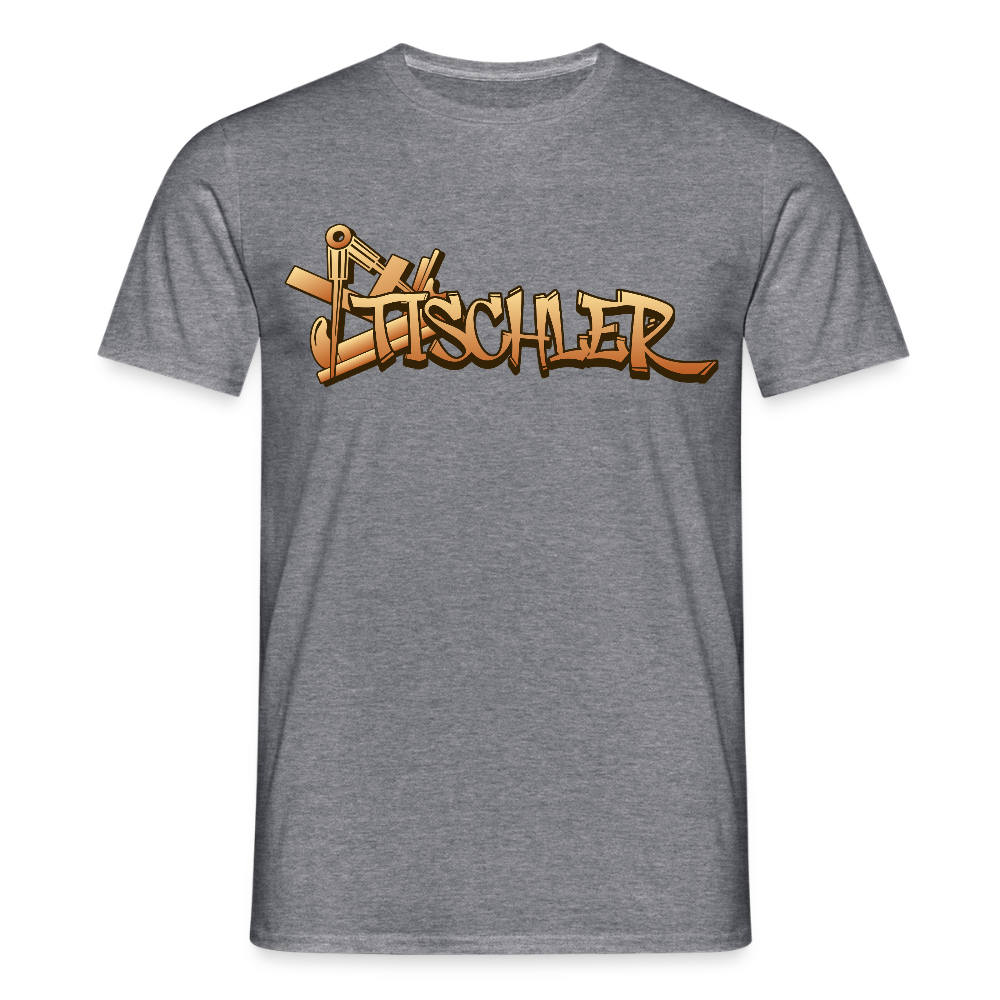 Unisex T-Shirt "Tischler" Graphit meliert Männer T-Shirt