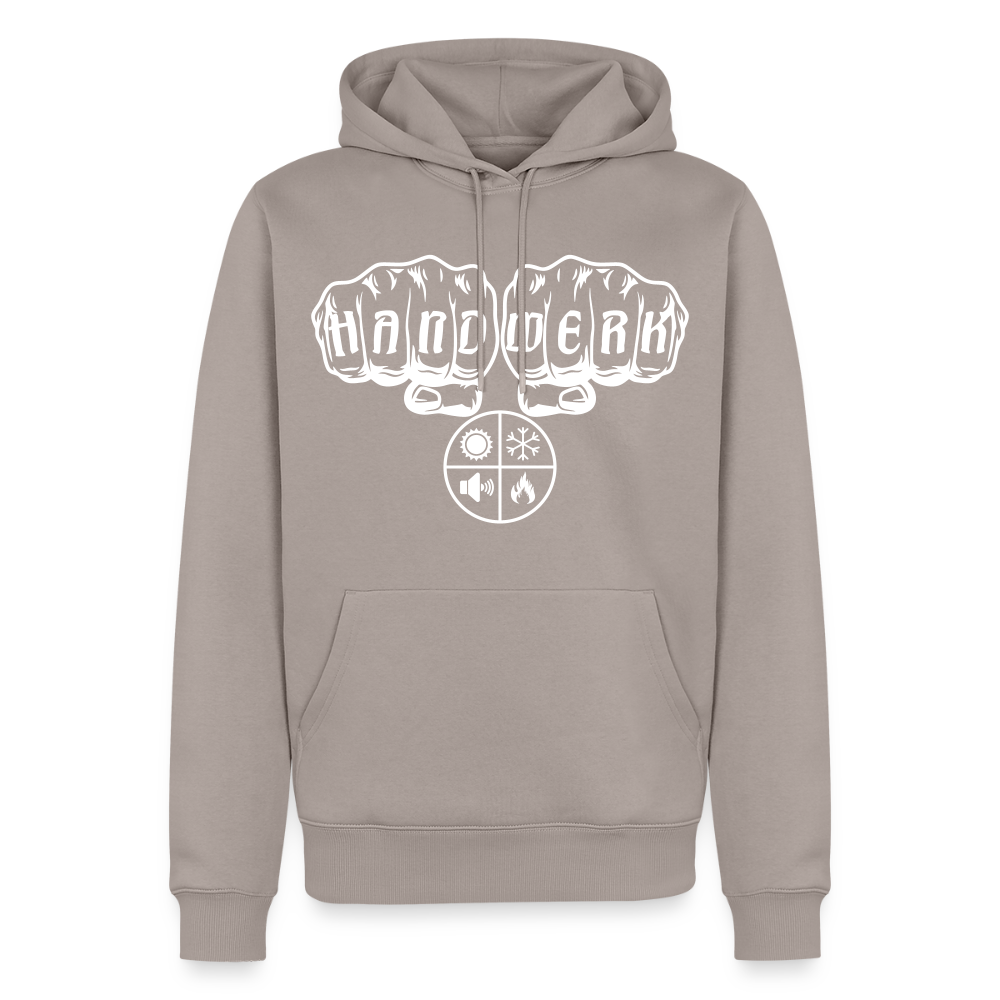Männer Premium Hoodie "Isolierer" Taupe Männer Premium Hoodie
