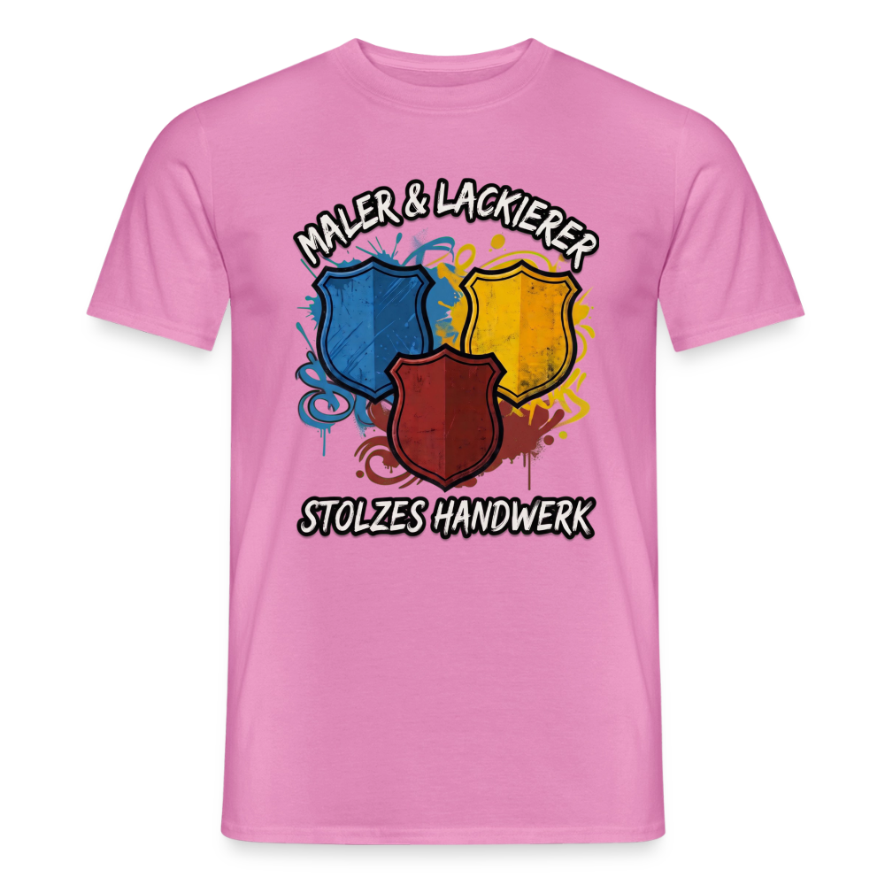 Unisex Männer T-Shirt „Maler & Lackierer – Stolzes Handwerk“ von Spreadconnect in Schwarz