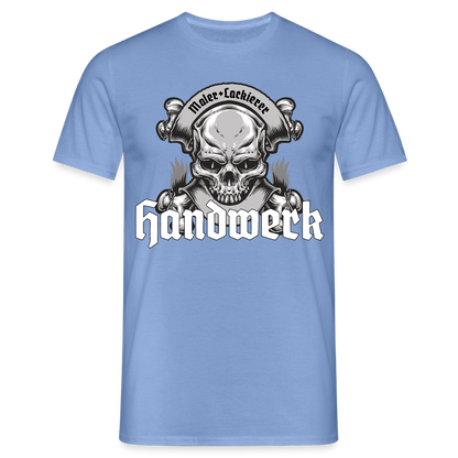 Unisex T-Shirt "Skull-Maler/Lackierer" carolina blue Männer T-Shirt