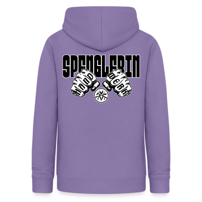 Frauen Hoodie "Spenglerin" (beidseitig beruckt) - Lavendel